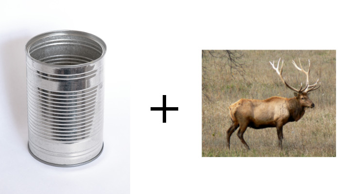 Image canned-elk